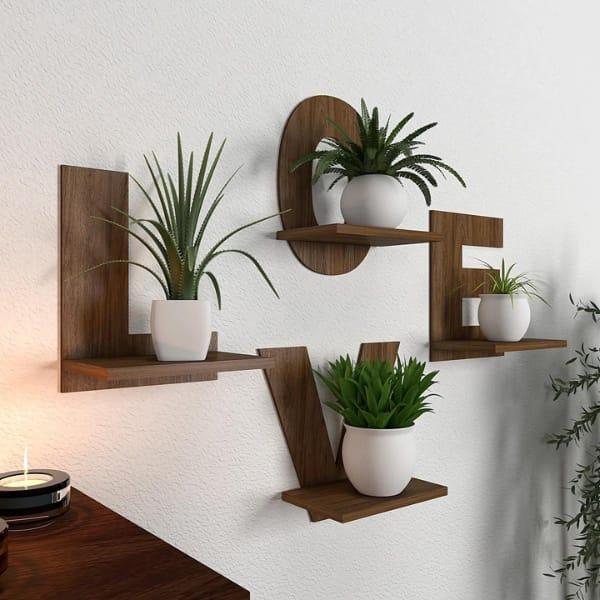 Stylish MDF Wood Shelves